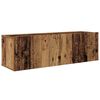 vidaXL Wall TV Cabinet Wall-mounted 4 pcs Old Wood Engineered Wood