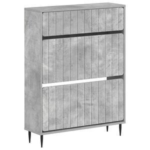 vidaXL Shoe Cabinet ZWOLLE 78 x 24 x 103 cm Engineered Wood