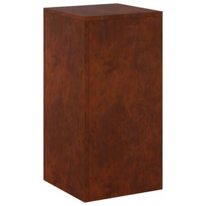 vidaXL Plant Stand Rusty 30 x 30 x 60 cm Weathering Steel