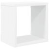 vidaXL Wall Cube Shelves 6 pcs White 22x15x22 cm