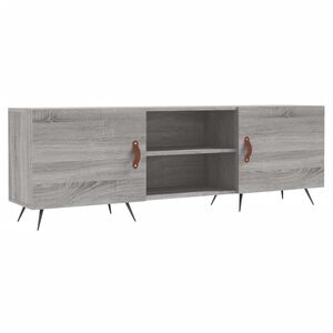 vidaXL TV Cabinet Grey Sonoma 150x30x50 cm Engineered Wood