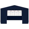 vidaXL Professional Party Tent with Side Walls 4x4 m Blue 90 g/m?