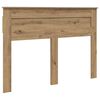 vidaXL Bed Frame Artisian Oak 140 x 190 cm Solid Pine Wood
