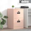 vidaXL File Cabinet Geometric Pink 44 x 50 x 74.5 cm Cold-Rolled Steel