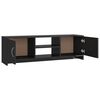 vidaXL TV Cabinet High Gloss Grey 120x30x37.5 cm Engineered Wood