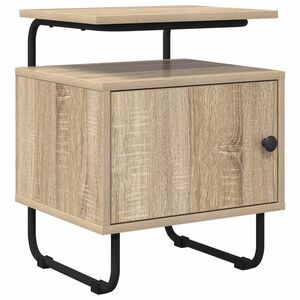 vidaXL Bedside Cabinet Sonoma Oak 40 x 36.5 x 50 cm Engineered Wood
