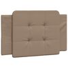 vidaXL Bed Frame without Mattress "Zadar" Cappuccino 80x200 cm Faux Leather