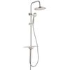 SCH&Uuml;TTE Overhead Shower Set with Tray AQUASTAR White-Chrome