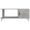 vidaXL Coffee Table Concrete Grey 90x50x40 cm Engineered Wood