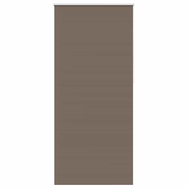 vidaXL Roller blind blackout 124.4x230 cm Fabric Width 120 cm coffee
