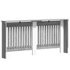 vidaXL Radiator Cover Grey Sonoma 172 x 19 x 81.5 cm Engineered Wood