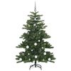 vidaXL Artificial Hinged Christmas Tree Green 150 cm PVC and Steel