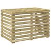 vidaXL Air Conditioner Cover 90 x 58 x 60 cm Impregnated Pine Wood