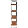 vidaXL 4-Tier Bookcase 160x40x180 cm Solid Acacia Wood