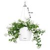 LECHUZA Hanging Planter NIDO Cottage 28 ALL-IN-ONE White