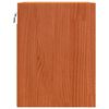 vidaXL Wall Cabinet 2 pcs Wax Brown 30 x 30 x 40 cm Solid Pine Wood