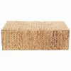 vidaXL Storage Box Brown 75 x 42 x 23 cm Water hyacinth