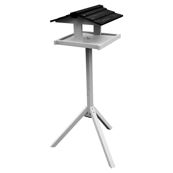FLAMINGO Bird Table with Stand Reykjavik 42x40.5x119 cm Grey