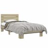 vidaXL Bed Frame without Mattress Sonoma Oak 75x190 cm