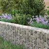 vidaXL Gabion Raised Bed Galvanised Steel 200x100x20 cm
