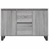 vidaXL Sideboard Grey Sonoma 101.5x35x70 cm Engineered Wood