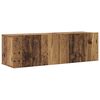 vidaXL Wall Mounted TV cabinets 6 pcs Old Wood Engineered Wood