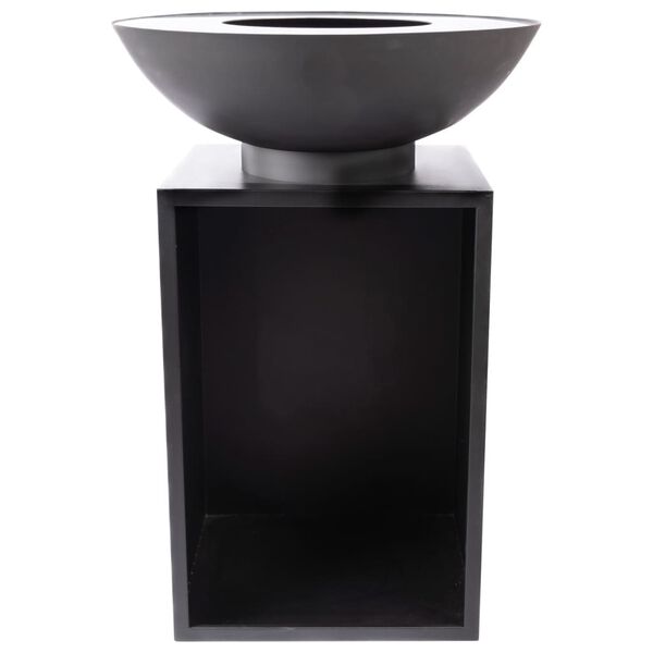 RedFire Garden Barbecue with Wood Storage Onyx 60 cm Black