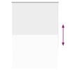 vidaXL Roller Blind Blackout White 110x130 cm Fabric Width 105.7 cm Polyester