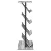 vidaXL Magazine Rack Grey Sonoma 68 x 40 x 123.5 cm Engineered Wood