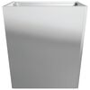 vidaXL Garden Planters 50x50x50 cm 2 pcs Galvanised Steel