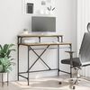 vidaXL Desk Old Wood 100 x 50 x 90 cm Engineered Wood