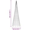 vidaXL LED Christmas Tree on Flagpole 1534 LEDs Warm White 500 cm