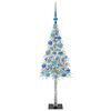 vidaXL Christmas Tree with 150 LEDs White 120 cm PE and Steel