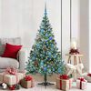 vidaXL Artificial Christmas Tree with Stand Green 150 cm PVC and Steel
