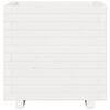 vidaXL Garden Planter White 50x50x49.5 cm Solid Wood Pine