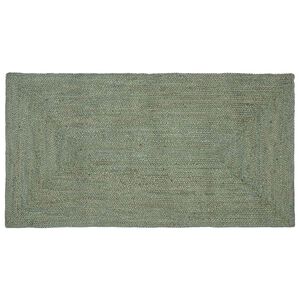 vidaXL Area Rug Olive Green 60 x 110 cm Jute
