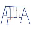 vidaXL Outdoor Swing Set Multicolour 263 x 185 x 185 cm Steel and PE