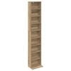 vidaXL CD Cabinet Artisan Oak 33 x 23.5 x 175 cm Engineered Wood