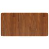 vidaXL Bathroom Countertop Dark Brown 80x40x2.5cm Treated Solid Wood