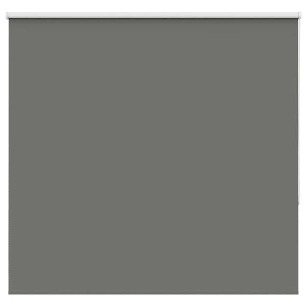 vidaXL Roller Blind Blackout Grey 165x130 cm Fabric Width 161.6 cm Polyester
