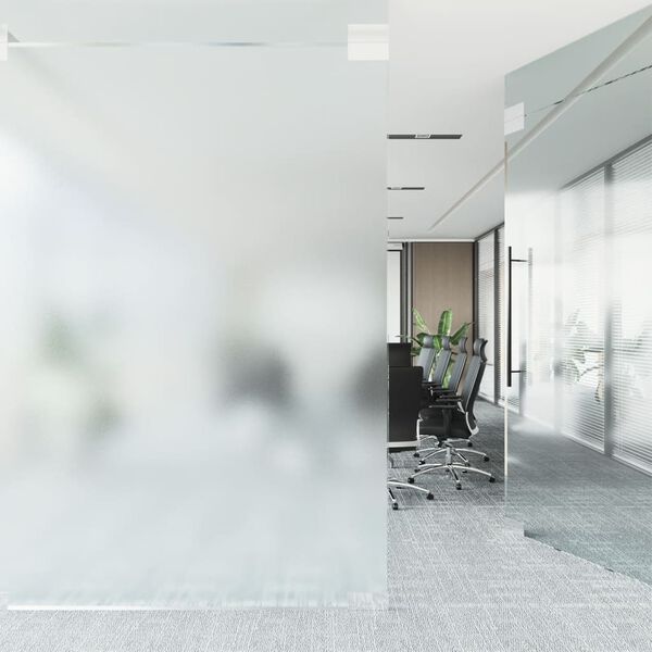 vidaXL Window Film Static Frosted Grey 60x2000 cm PVC