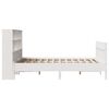vidaXL Bed Frame without Mattress White 120x190 cm Small Double Solid Wood Pine