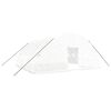 vidaXL Greenhouse with Steel Frame White 36 m&sup2; 6x6x2.85 m