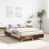 vidaXL Bed Frame No Mattress Old Wood 120x190 cm Small Double Engineered Wood