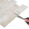 vidaXL Decorative Stickers 10 pcs Beige Marble 29.4 x 21.4 cm