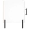 vidaXL Bedside Cabinets 2 pcs High Gloss White 40x40x50 cm Engineered Wood