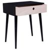 House Nordic Bedside Table Annemie Black and Natural