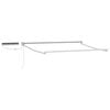 vidaXL Electric Retractable Awning White 3 x 2.5 m