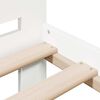 vidaXL Bed Frame without Mattress White 180x200 cm Super King Size Solid Wood Pine