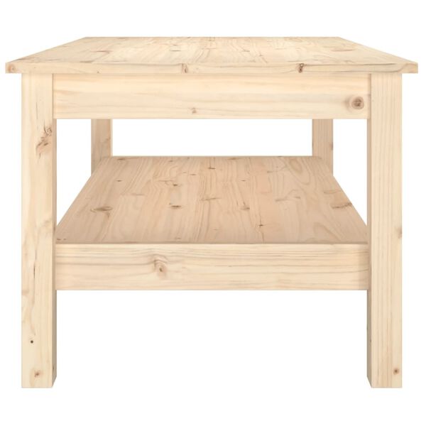 vidaXL Coffee Table 80x50x40 cm Solid Wood Pine